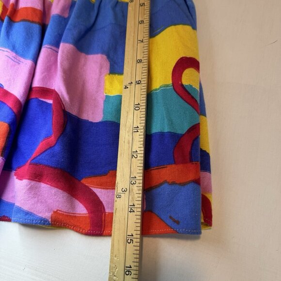 Buddy Love Skirt Skort Large Multicolor Colorful Pop Artsy Statement Salsa - Picture 6 of 11